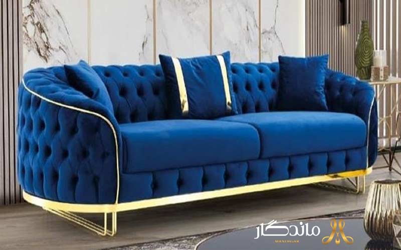 مبل چستر آبی