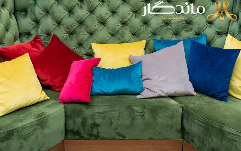 کوسن مبل راحتی سبز